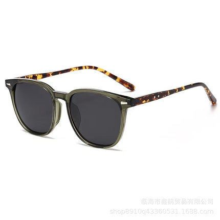 Korean Style Ultra-Light Men's Sunglasses with Small Round Frames, Anti-Uv, Retro Trendy Fashion Sunshade, Women's Sunglasses