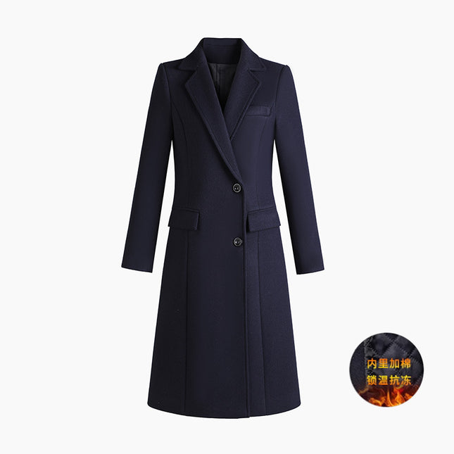 Sales Department work clothes coat female winter professional woolen coat bank jewelry store hotel front desk work clothes formal wear
