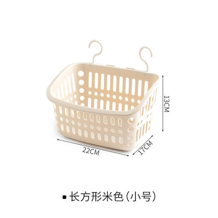 Hanging Storage Basket Bathroom Hanging Basket Bathroom Plastic Bath Basket Storage Basket Wall Hanging Storage Basket Waterproof