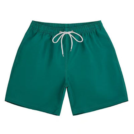 Men's Quarter Beach Pants Casual Seaside Three-Quarter Pants Swimming Shorts Loose Boxer Briefs