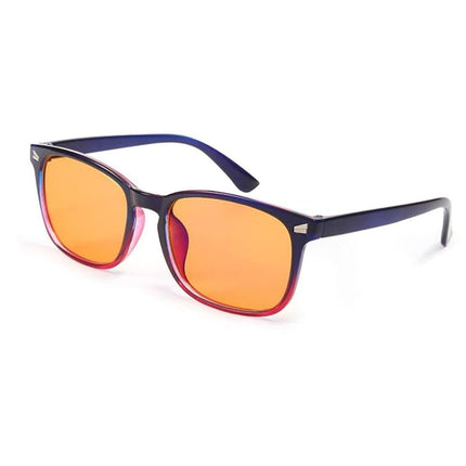 High-End Anti-Blue Light Glasses Frame Cross-Border European and American Rainbow Men's and Women's Square Frame Fashion Simple Frame Minimalist Eye Protection Glasses