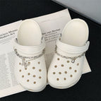 AY white hole shoe chain / 44-45