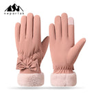 Fluffy bow pink / One size fits all