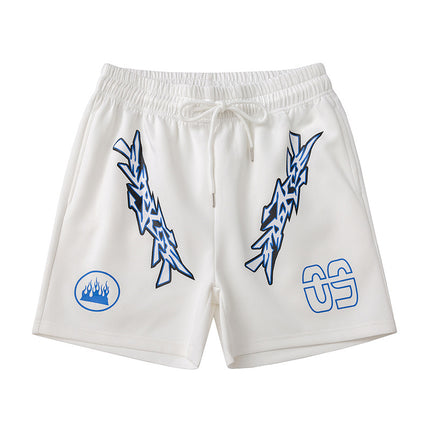 American basketball shorts sports training summer men's four-point ball pants tide retro 4-point niche casual pants wholesale