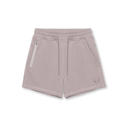 Cross-border Men's Solid Color Shorts Muscle American Fashion Fitness Sports Leisure Training Loose Embroidered Triple Quad Pants