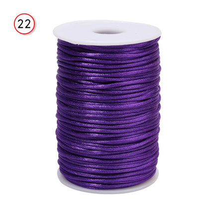 Chinese knot braided rope diy handmade line 7 Jade line jewelry accessories No. 5 South Korea red rope factory in stock wholesale