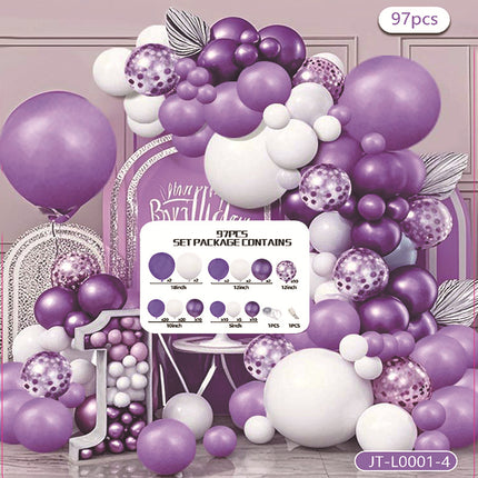 Balloon Chain Arch Set Scene Layout High-End Atmosphere Opening Birthday Party Decorations Anniversary Package