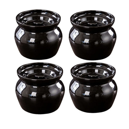 Ceramic Stew Pot for Stew in Water Household Bird's Nest Special Steaming Pot with Lid for One Person Soup Stew Pot Bowl Tucker Small Soup Pot
