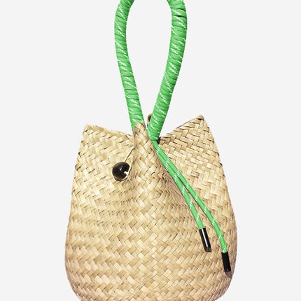 Cross-Border New Woven Bag Women's Large-Capacity Seaside Vacation Beach Bag Korean Style Foreign Style Versatile Portable Shoulder Bag