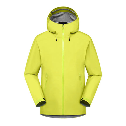 Taizhou Bird Lt Hardshell Waterproof Jacket with Rubberized Seams, Single-Layer Spring and Autumn Outdoor Mountaineering Clothing for Men and Women, Casual Jacket