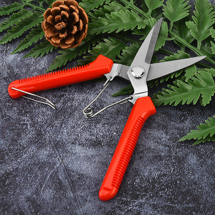 Factory Straight Hair Keel Stainless Steel Scissors Branch Shears Iron Shears Lightweight Sharp Industrial Electronic Wire Scissors
