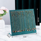 Large l-shaped green necklace plate 24 hooks)
