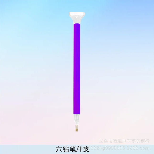 DIY new diamond painting tools suit purple drill pen mastic drill disc multi-functional open disc tool