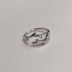 No fading 5138 Silver a deer has your ring