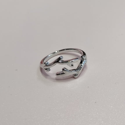 s925 sterling silver plated ring Women's wholesale niche women's high-end sense ins style simple ring light luxury retro ring wholesale