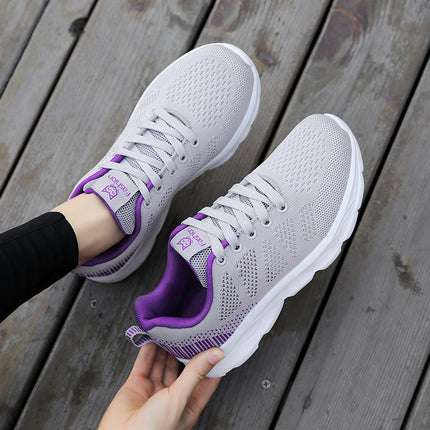 Sports Shoes for Women, Autumn Breathable Mesh, Middle-Aged and Elderly Mothers' Running Soft-Soled Walking Shoes for the Elderly