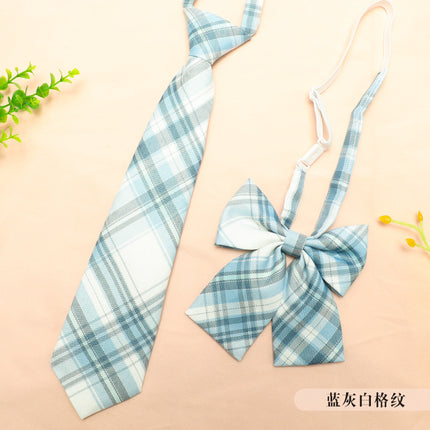 JK Uniform Accessories Tie-Free Collar Flower Suit Flat Horn Bow Tie Feather Root Small Collocation College Style Korean New Style