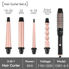 [combination 6] 5-in-1 curling iron european standard 220v (not available in china)
