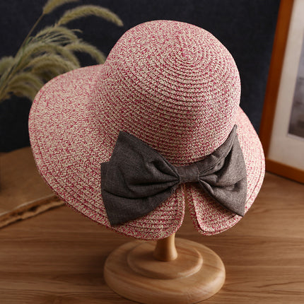 Sun hat ladies summer Korean fashion sun hat seaside straw hat sunscreen travel big eaves beach hat wholesale