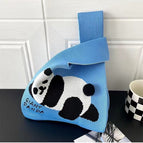 Lazy panda-Blue
