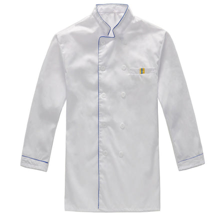 Restaurant and Cafeteria Kitchen Uniforms, Hotel Chef Work Clothes, Autumn and Winter Clothing, Hotel Long-Sleeved Chef Uniforms, Custom Logo for Men