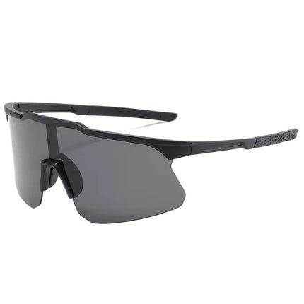 Personalized Reflective Outdoor Cycling Glasses Road Cycling Sports Night Cycling Sunglasses Women's Trendy Large Frame Windproof Goggles