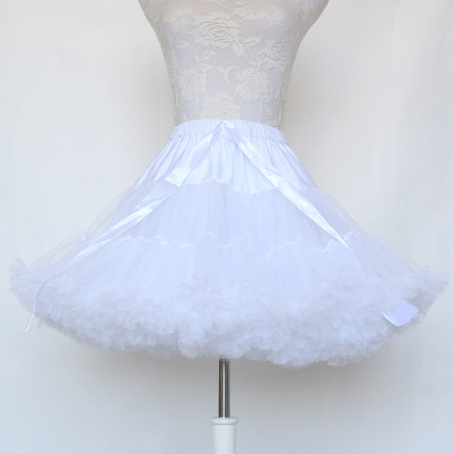 Philippine Pigeon Hexagon Net Pirate Annual Meeting Dance Skirt Boneless Marshmallow Daily Support Violence Skirt Pettiskirt