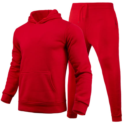 Men's Suit Cross-Border Autumn and Winter Export Pullover Sports Sweatshirt and Sweatpants Fashionable Men's Fleece Hoodie Jacket for Men