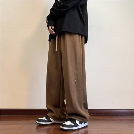 Men's High-grade Pendant Pants Spring and Autumn 2024 New Wide Leg Pants Fashion Brand plus size Straight Loose Casual Pants