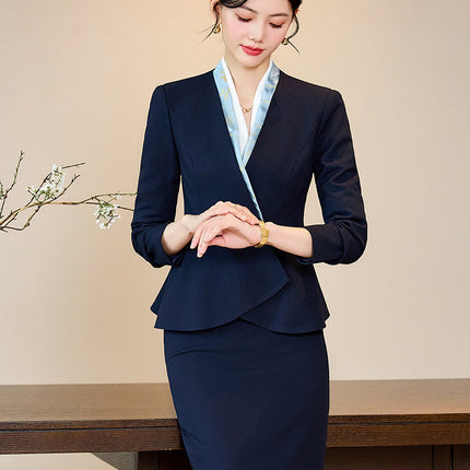 Case Field Customer Service Professional Suit suit Women's Spring and Autumn Temperament High-end Club Tooling Hotel Reception Work Clothes