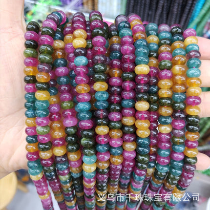 5X8Mm Natural Stone Agate Spacer Beads Abacus Beads Spacer Beads Loose Beads Handmade DIY Necklace Bracelet Jewelry Batch