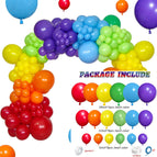 Colorful balloon chain set