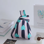 Purple rice vertical stripes green flowers / High quality thickening 20-36