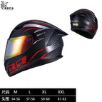 M / Carbon fiber red-aurora lenses