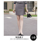 gray skirt / S