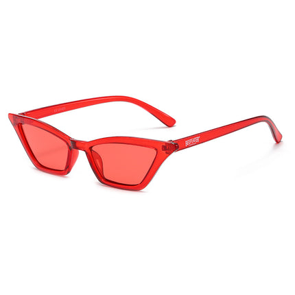 2023 Cat Eye Sunglasses Women's Street Style Retro Sunglasses Colorful Sunglasses Plastic Hinge Sunshade Uv400