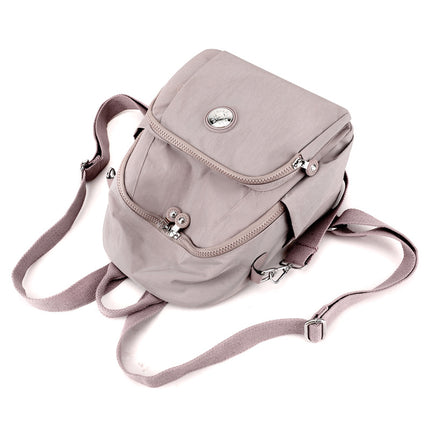 Lightweight waterproof nylon cloth bag large capacity student schoolbag fashion women's backpack trendy shopping travel bag