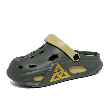 Cross-Border Popular Style Clog Shoes with Poop Feeling, Deodorant Eva Large Size Couple Toe-Toe Sandals, Men's Breathable Casual Beach Shoes