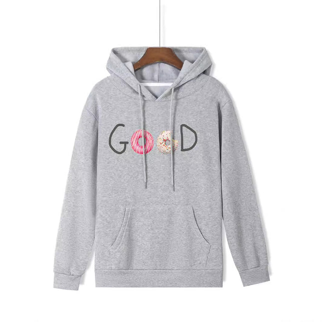 Fashion Joker Hoodie College Style Alphabet Print