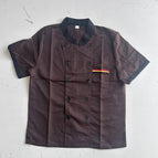 Short-sleeved brown (no breathable mesh on the back) / M
