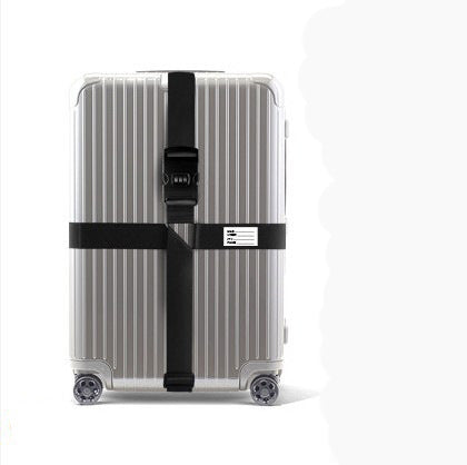 Luggage case strap cross-shaped packing belt lock buckle fixed shipping travel box durable thickened reinforced binding belt