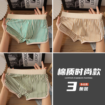 Striped Arlo Pants Casual Loose plus size Breathable Boxers Men's Pajama Shorts Underpants Spa Vacation Wear