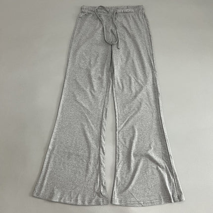 Cool Long-Leg Flared Pants Solid Color Women's Summer New Drapey Casual Versatile Floor-Length Pants Trendy Niche