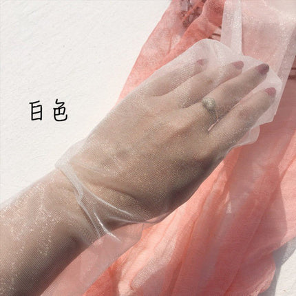 Factory Pearlescent Bright Stockings Women's Thin Flash Summer Ultra-thin Anti-hook Silk Base Stockings SK Shiny Women's Japanese and Korean One-Piece Hair