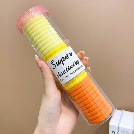 20 canned hair bands new rubber band female tie towel ring thick high elastic hair rope simple hair rope