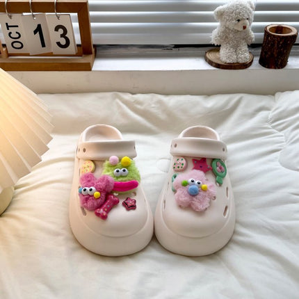 Fashionable and Cute DIY Lightweight Clogs with a Soft Feel for Women, 2026 New Summer Outdoor Closed-Toe Beach Sandals