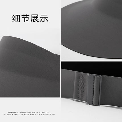 Traceless Sun Hat Women's Anti-UV Sun Hat Summer Outdoor Sports Large Brim Empty Top Foldable Sun Hat
