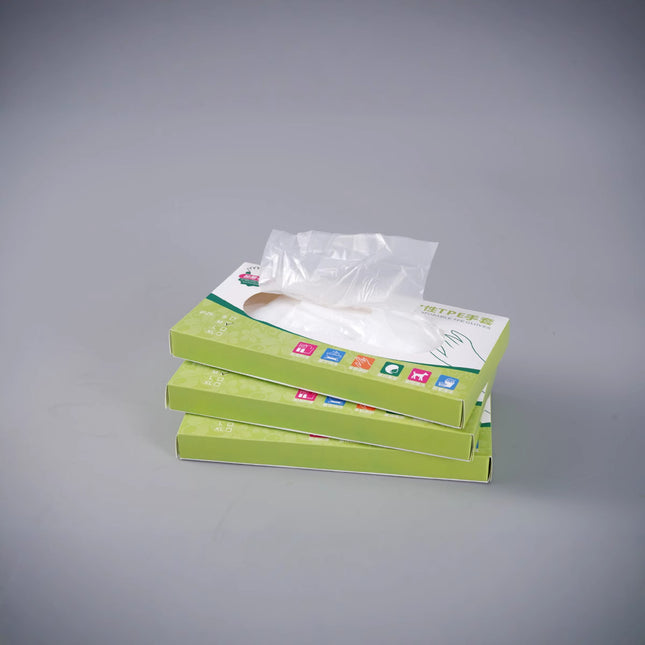 Disposable Gloves Food Grade Protective Transparent Thickeneded Tpe Gloves Disposable Tpe Gloves Film Gloves