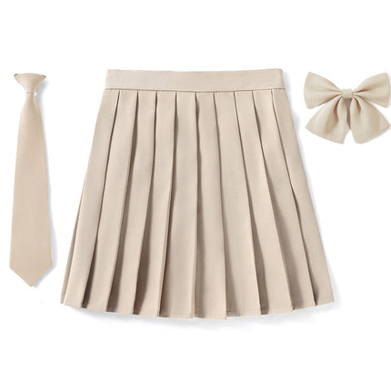 Factory Outlet in stock New High Waist Japanese plus size Animation Pleated Skirt Spring and Autumn COS Class Uniform School Uniform Men's and Women's Skirt