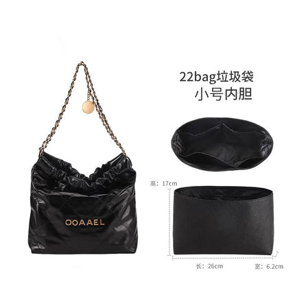 Factory direct suitable for Chanel 22bagmini sealing magnetic buckle garbage bag inner bag anti-wear sheet